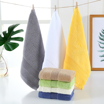 Grynos medvilnės sustorintas paprastas kvadratinis rankšluostis Grynos medvilnės suaugusiųjų rankšluostis Didelis kvadratinis rankšluostis 34 * 34 cm