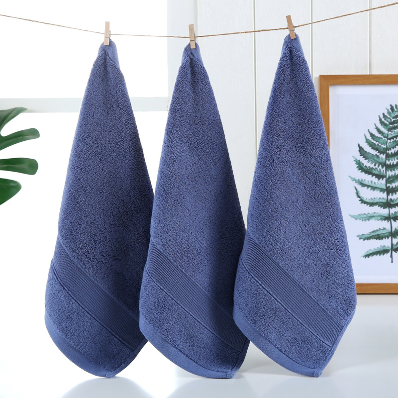 Grynos medvilnės sustorintas paprastas kvadratinis rankšluostis Grynos medvilnės suaugusiųjų rankšluostis Didelis kvadratinis rankšluostis 34 * 34 cm