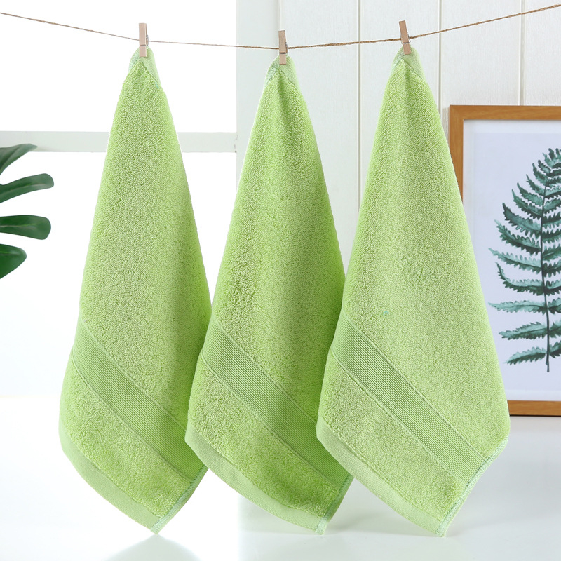 Grynos medvilnės sustorintas paprastas kvadratinis rankšluostis Grynos medvilnės suaugusiųjų rankšluostis Didelis kvadratinis rankšluostis 34 * 34 cm