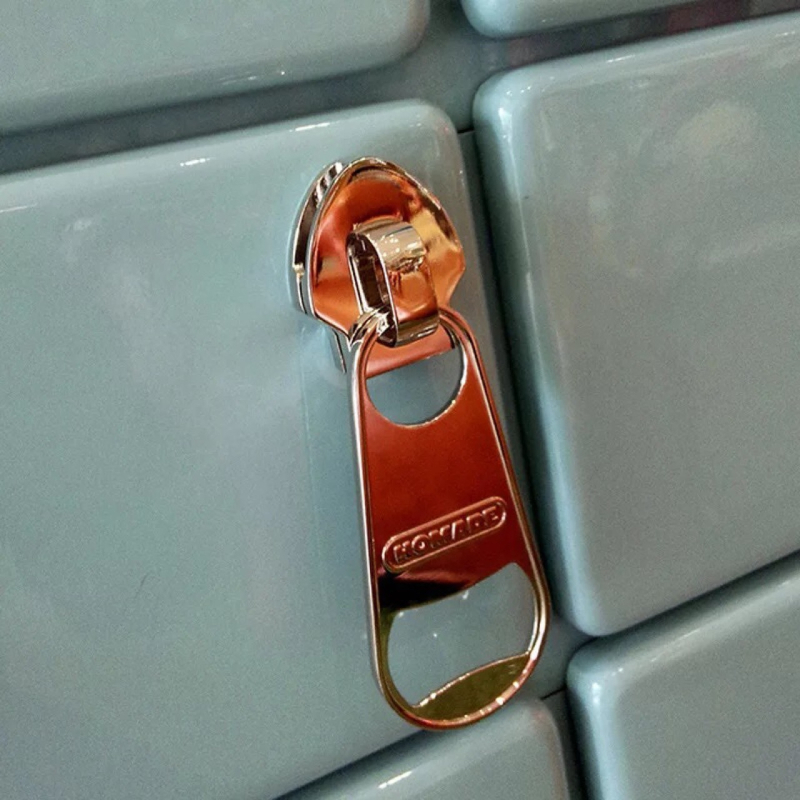 Mágneses cipzáras üvegnyitó hűtőszekrény matrica kreatív cipzáras csatos üvegnyitó nagy méretű cipzár erős mágneses hűtőszekrény üvegnyitó