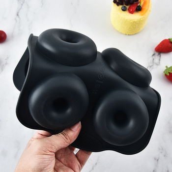 Tehase hulgimüügi silikoonist kahevärviline kuue auguga sõõrikukoogi pann šokolaadiküpsise vormi küpsetamiskoogi tööriistad