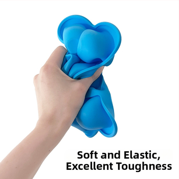 „Amazon“ populiari silikoninė maisto papildų dėžutė, kiaušinių pyrago forma, kūdikių maisto papildo ledo forma, lengvai išimama, 7 skylių ledo formelė