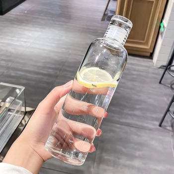 Χρονοδιάγραμμα Κύπελλο νερού υψηλής χρωματικής αξίας για άνδρες και γυναίκες, απλό φορητό διαφανές κύπελλο, ανθεκτικό σε πτώσεις, διασημότητα στο Διαδίκτυο, ανθεκτικό σε υψηλή θερμοκρασία Κύπελλο νερού