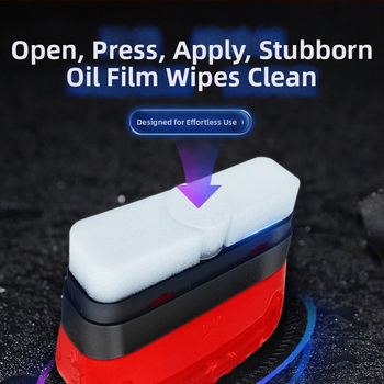 Alyvos plėvelės valymo šepetys automobilio stiklui Alyvos plėvelės šepečio valiklis Alyvos plėvelės dėmių stiklo papildymas Skysčio dezaktyvavimo valymo servetėlių gamykla