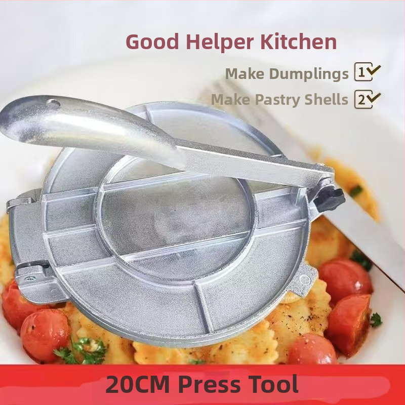 Koldūnų odos presas aliuminio lydinio rankinis slėgis Meksikietiškų makaronų presas rankinis kukurūzų tešlos nustatymo aparatas torto presas