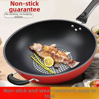 Saksa Crystal Diamond Wok mittenakkuva wokiga wok majapidamises kasutatav suitsuvaba raudpann induktsioonpliit gaasipliit universaalne gaasipliit