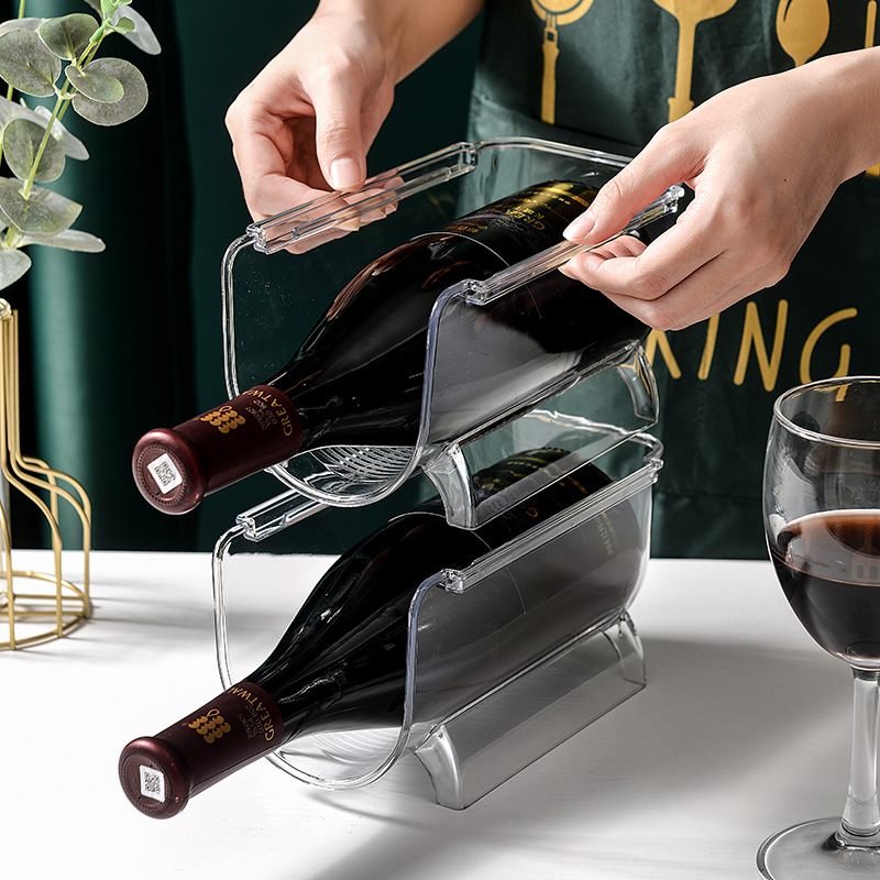 Läbipaistev PET-külmik õlle hoiustamisriiuli sahtliga purkide joogi viimistlusriiuli kapp punane vein majapidamisriiul