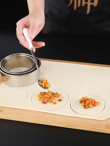 Nerūdijančio plieno koldūnų vyniojimo koldūnų preso tešlos virtuvės įrankis buitinis rankinis koldūnų gamybos aparatas Modelis Nr.