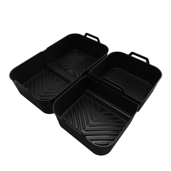 Nauja tarpvalstybinė kvadratinė silikoninė kepimo skarda, didmeninė prekyba, tinkanti „Ninja AF500“ oro keptuvės kepimo skardai