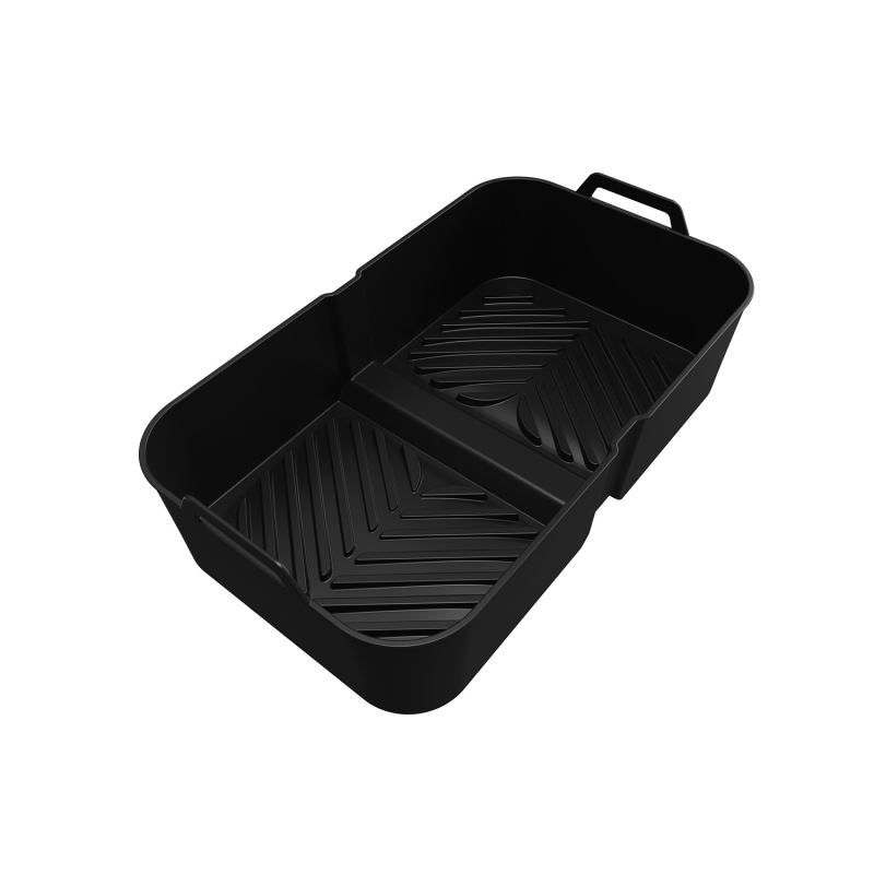 Nauja tarpvalstybinė kvadratinė silikoninė kepimo skarda, didmeninė prekyba, tinkanti „Ninja AF500“ oro keptuvės kepimo skardai