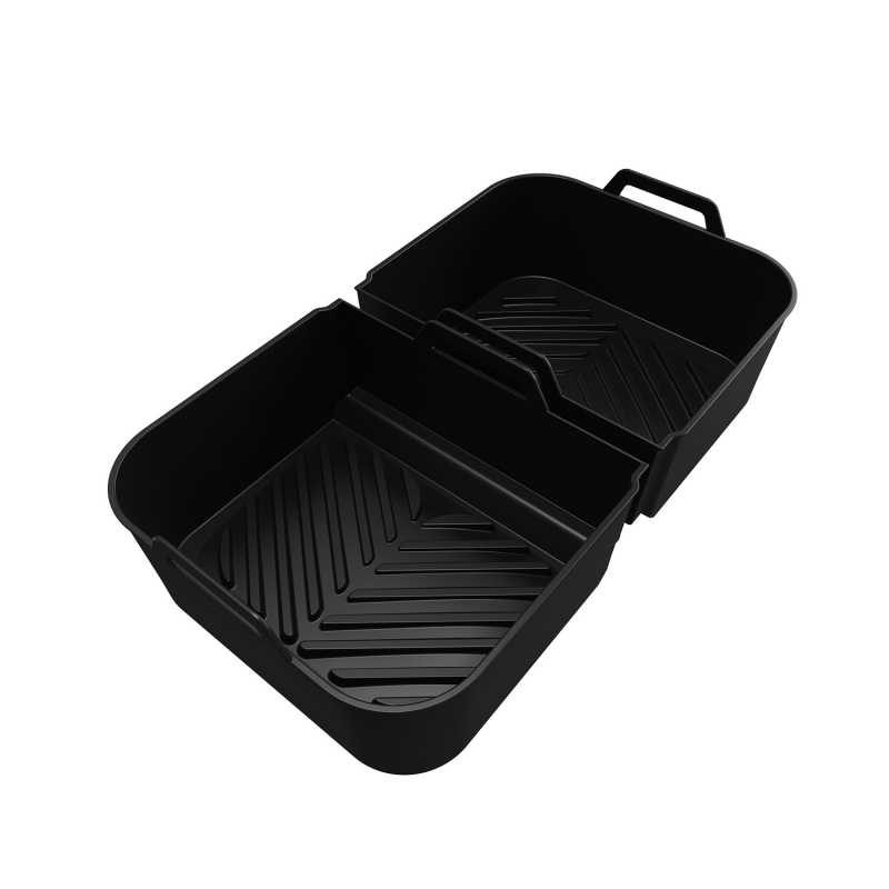 Nauja tarpvalstybinė kvadratinė silikoninė kepimo skarda, didmeninė prekyba, tinkanti „Ninja AF500“ oro keptuvės kepimo skardai