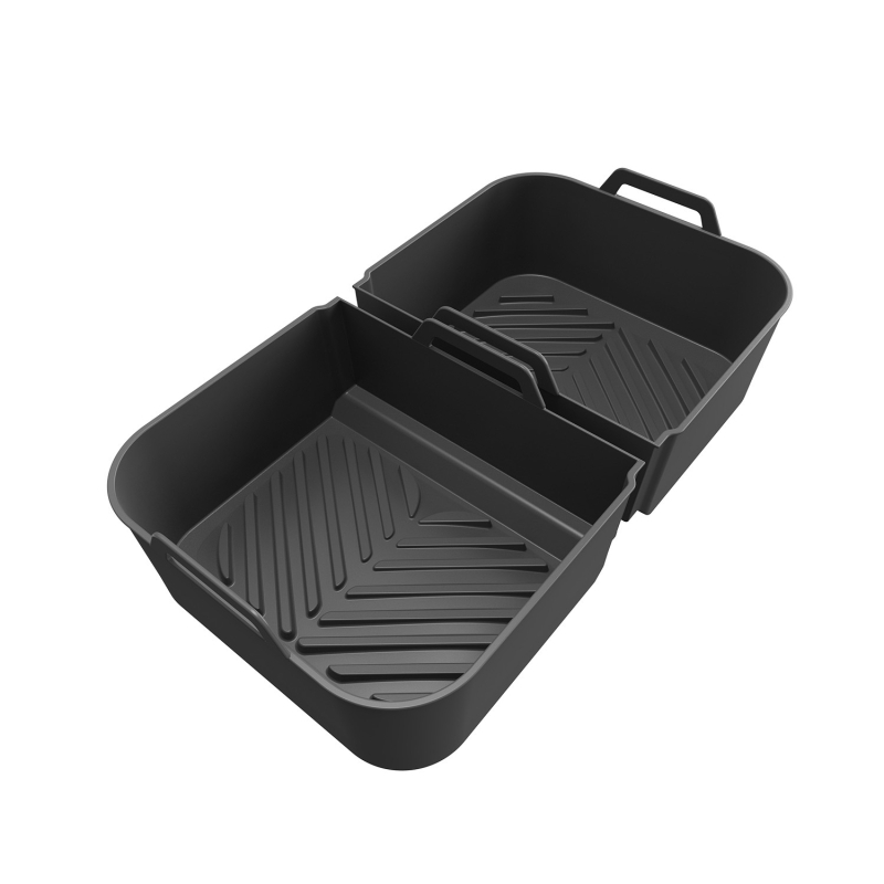 Nauja tarpvalstybinė kvadratinė silikoninė kepimo skarda, didmeninė prekyba, tinkanti „Ninja AF500“ oro keptuvės kepimo skardai