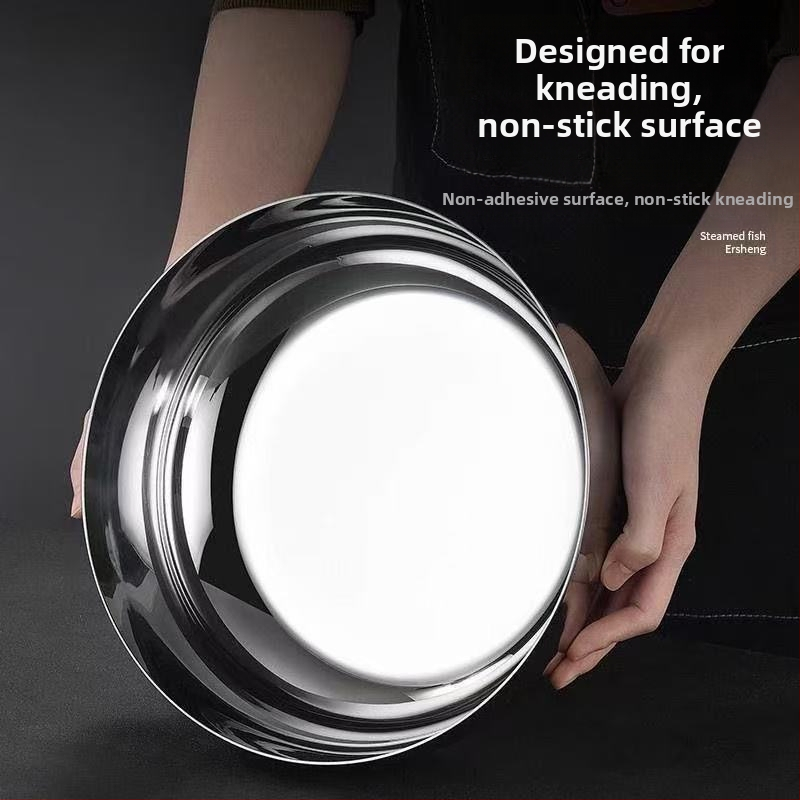 Трансгранична мивка от неръждаема стомана и домакински басейн за печене на яйца, златен супер голям басейн за салата, кухненски басейн за миене на зеленчуци, мивка за гореща тенджера