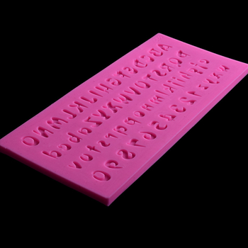 Tehase otsemüük silikoonist koogivormide numbrid ja tähed fondantvormide küpsetamise isetegemise tööriistad