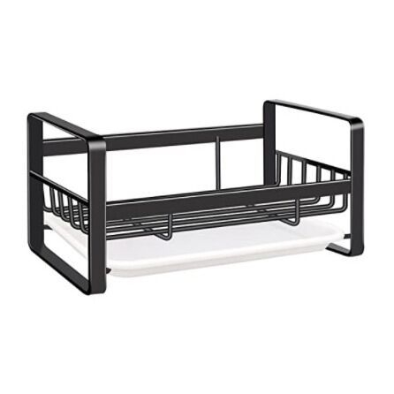 Кухненска поставка за съдове, поставка за оттичане на съдове, леген за зеленчуци, поставка за съхранение на кърпи за съдове, поставка за съхранение на кърпи за съдове, висяща кошница