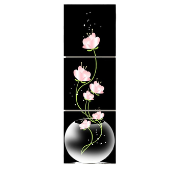 Лилаво розово цвете AliExpress външна търговия тройна картина на платно модерна стенопис декорация за дома изкуство платно сърцевина