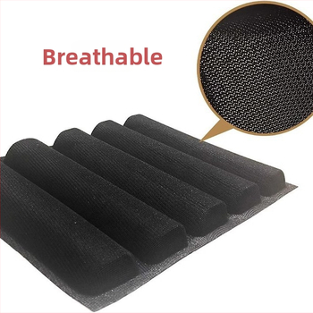 Subway 5-restiga kõrge temperatuurikindel baguette silikoonist klaaskiust võrgust leivavorm perforeeritud leivavorm