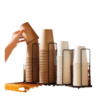 Shuo Shuo držač za papirnate čaše za jednokratnu upotrebu, stolna polica za odlaganje čaša, stalak za odlaganje šalica za kavu