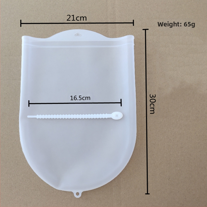 Maistinio lygio sutirštintas silikoninis minkymo maišelis, nelimpantis rankų konservavimo virtuvės buitinės tešlos minkymo silikoninis minkymo maišelis