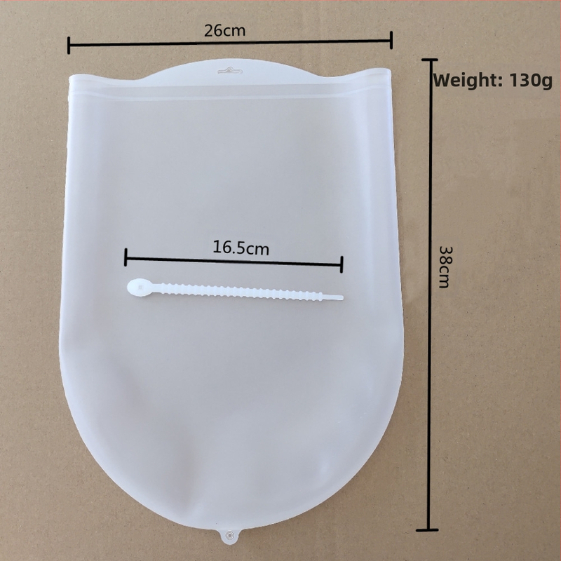 Maistinio lygio sutirštintas silikoninis minkymo maišelis, nelimpantis rankų konservavimo virtuvės buitinės tešlos minkymo silikoninis minkymo maišelis