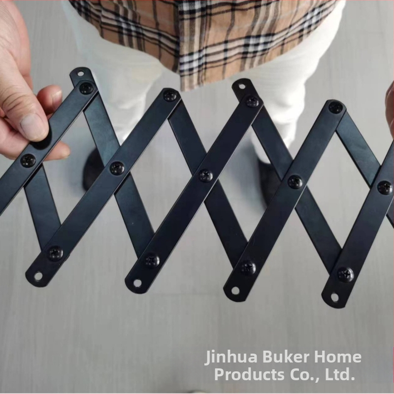 Piiriülene nähtamatu kuivatusresti varras seinale riputatav kokkupandav rõdu teleskoopiline laheakna kuivatusrest roostevabast terasest teleskooprätikuhoidja