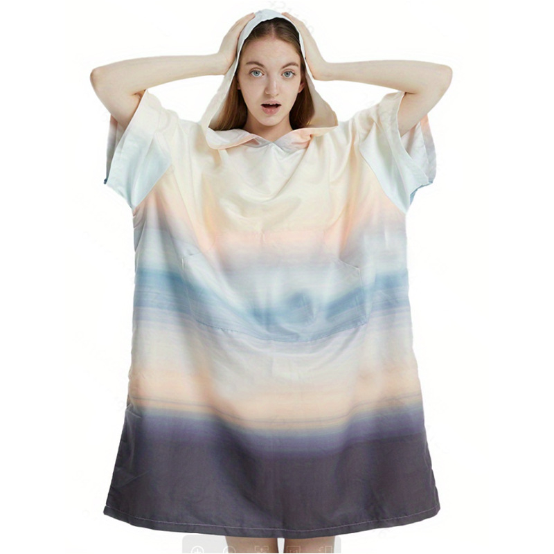 Piiriülene kuummüük lillelise kapuutsiga pesu kiiresti kuivav rätik mantli hommikumantel rannarätik vann basseinirätik hulgimüük