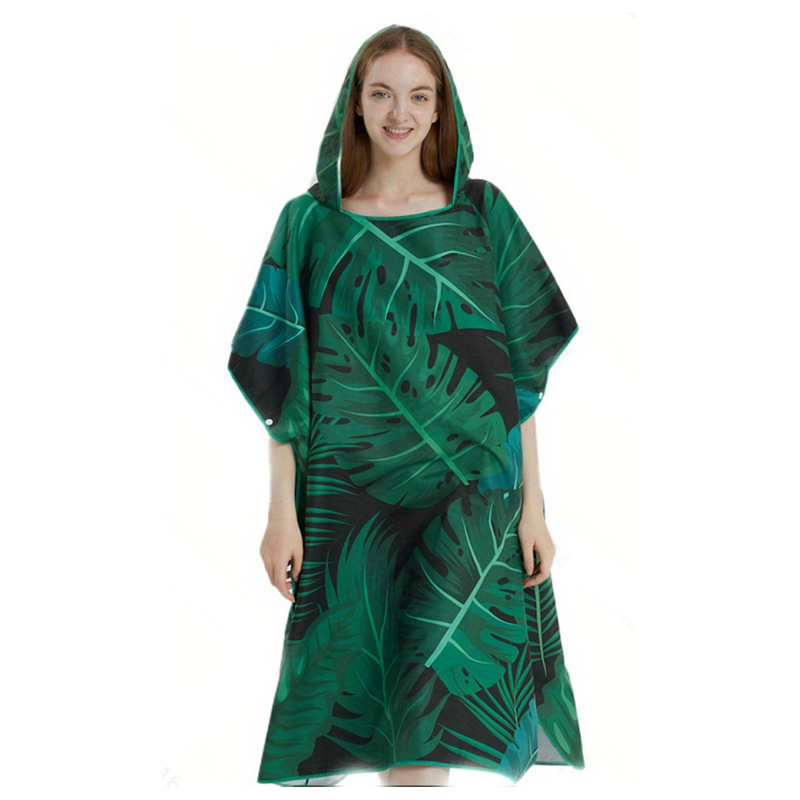 Piiriülene kuummüük lillelise kapuutsiga pesu kiiresti kuivav rätik mantli hommikumantel rannarätik vann basseinirätik hulgimüük