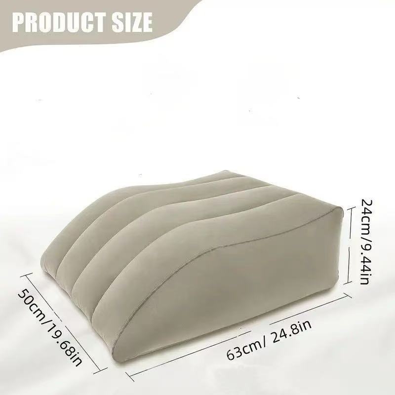 Vasikapadi kaldega jalapadi PVC materjalist täispuhutav jalapadja kokkuklapitav kaasaskantav pehme flokeerimisega