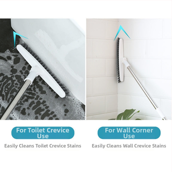 Tualetes tīrīšanas birste tualetes grīdas birste grīdas birste grīdas birste vannas istabas grīdas birste flīzēm ar gariem sariem