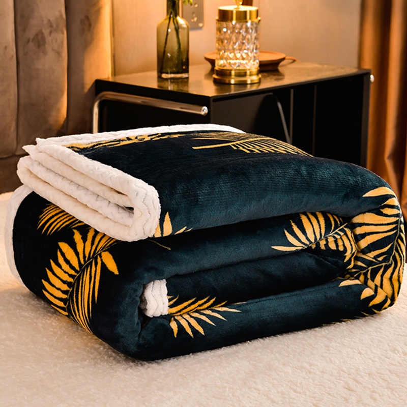 [Pašto kaina] nauja sustorinta pavasarinė ir rudeninė antklodė ėrienos apklotas sojų pupelių plunksnų aksominė antklodė plaukų karta