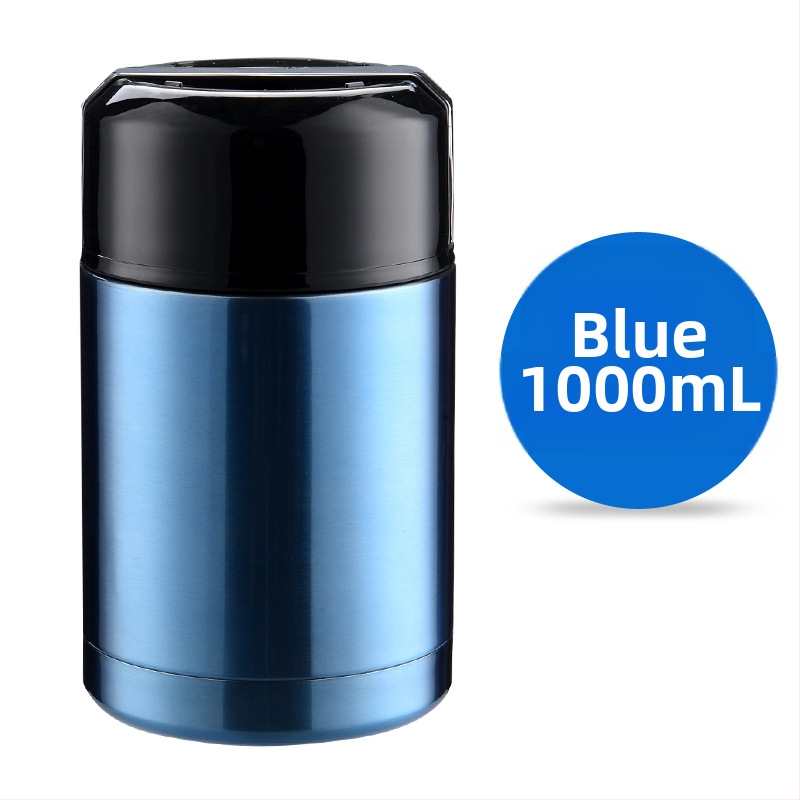 Βραστό δοχείο από ανοξείδωτο χάλυβα με μόνωση κενού δημιουργικό θερμός μεγάλης χωρητικότητας φλιτζάνι χυλό κουτί μεσημεριανού γεύματος κουτί μεσημεριανού γεύματος