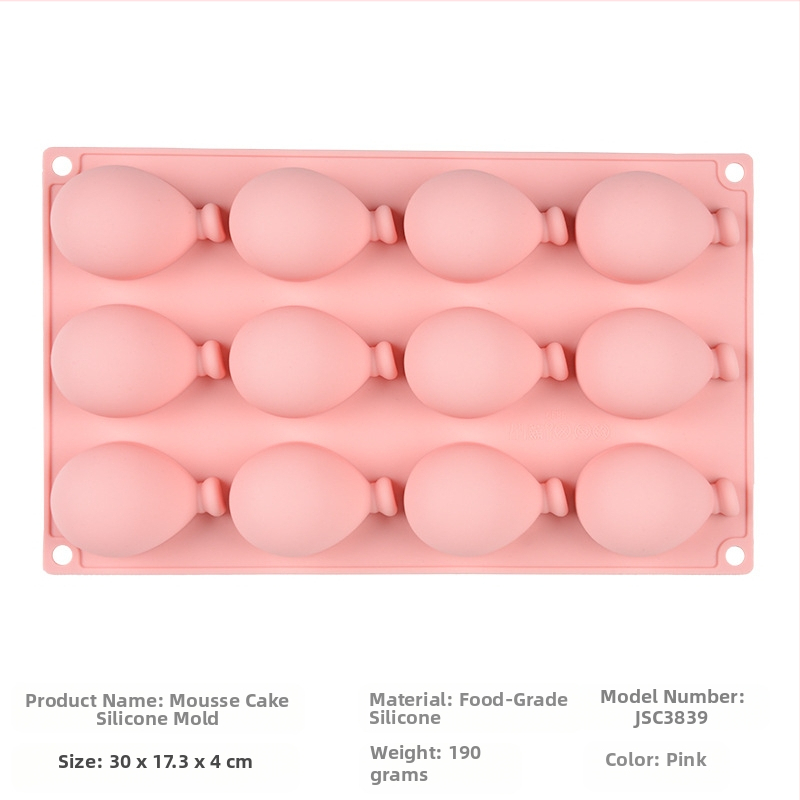 12 novih silikonskih kalupa za pečenje grickalica, ravnomjerne kvalitete, uvjereni smo da su otporni na visoke temperature i lako se čiste.