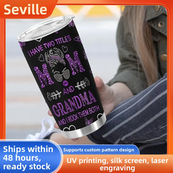 Piiriülene uus 304 roostevabast terasest vaakumkruus, loominguline ja väärtuslik autokruus, suure mahutavusega välistingimustes kasutatav jääkruus