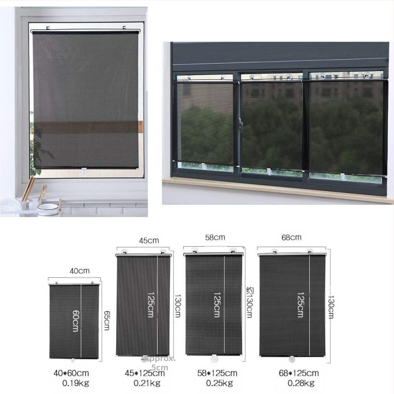 Amazon външна прибираща се завеса за затъмняване за кола, DIY завеса с вендуза, неперфорирана затъмняваща балконска ролетна щора