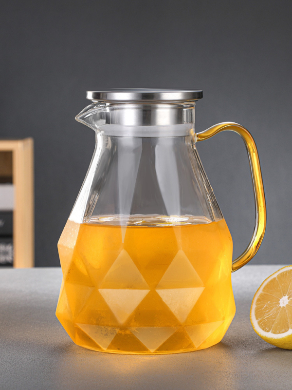 Šalto vandens butelis, atsparus aukštai temperatūrai, stiklinis virdulys, didelės talpos buitinis arbatinukas, deimantinis puodas, šalto vandens puodas, arbatos puodelis, kostiumas, lengvas, prabangus