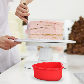 Amazon σε απόθεμα Απλό καλούπι κέικ σιλικόνης σε σχήμα καρδιάς 4,7,9 ιντσών, ανθεκτικό σε υψηλές θερμοκρασίες, κατάλληλο για τρόφιμα, για κέικ DIY