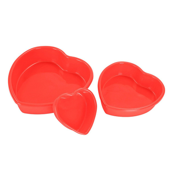 Amazon σε απόθεμα Απλό καλούπι κέικ σιλικόνης σε σχήμα καρδιάς 4,7,9 ιντσών, ανθεκτικό σε υψηλές θερμοκρασίες, κατάλληλο για τρόφιμα, για κέικ DIY