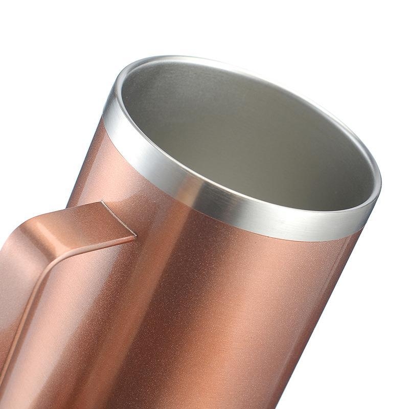 Väliskaubanduse piiriülene 304 roostevabast terasest vaakumkruus 24oz kontorikruus käepidemega kruus õllekruus
