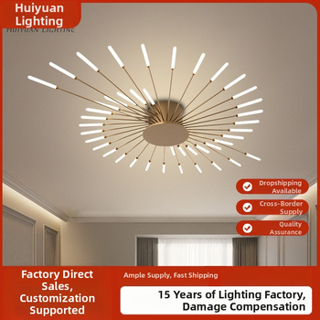 Piiriülesed lambid, Lihtne elutoa lamp, Laelamp, Esik, Luksuslik söögituba, Magamistuba, Vortex Fireworks, LED-laelamp