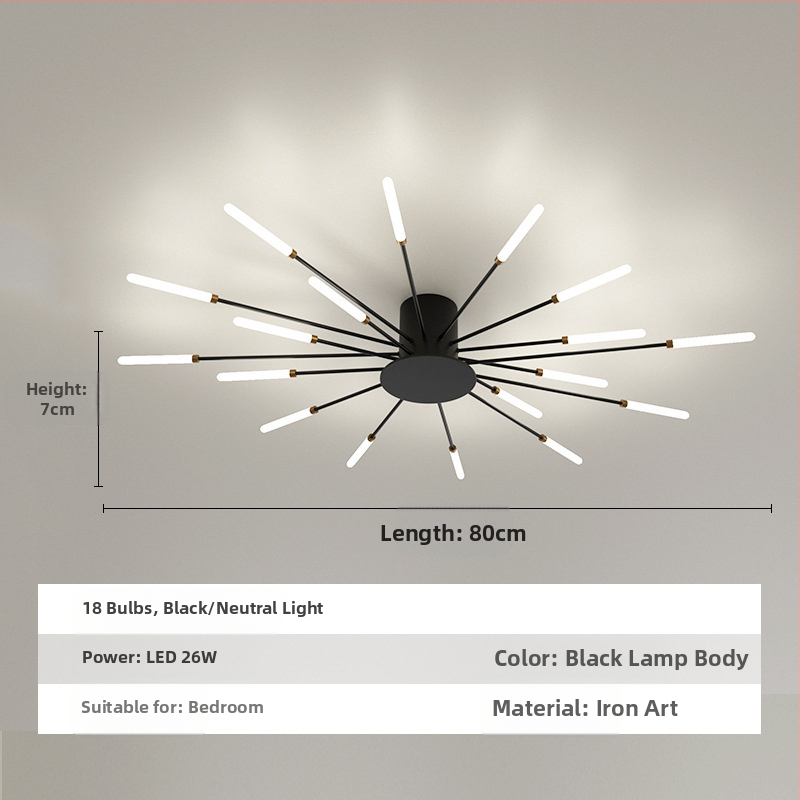 Piiriülesed lambid, Lihtne elutoa lamp, Laelamp, Esik, Luksuslik söögituba, Magamistuba, Vortex Fireworks, LED-laelamp