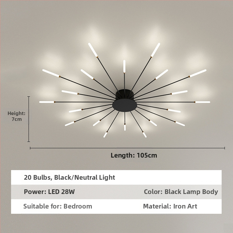 Piiriülesed lambid, Lihtne elutoa lamp, Laelamp, Esik, Luksuslik söögituba, Magamistuba, Vortex Fireworks, LED-laelamp