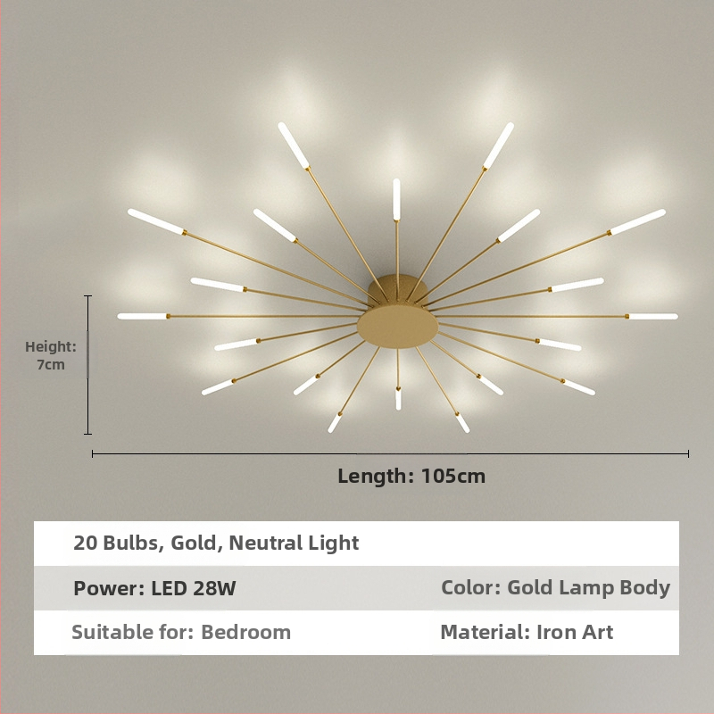 Piiriülesed lambid, Lihtne elutoa lamp, Laelamp, Esik, Luksuslik söögituba, Magamistuba, Vortex Fireworks, LED-laelamp