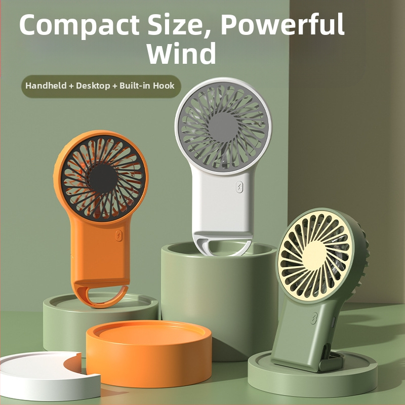 Nový cezhraničný stolný veľký veterný ventilátor USB prenosný dlhotrvajúci vonkajší študentský mini ručný malý ventilátor
