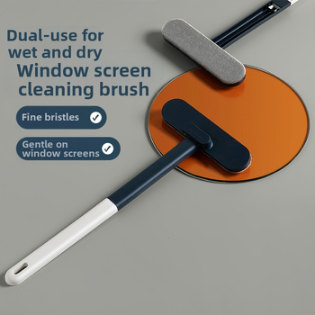 Šlapias ir sausas langų šepetys, nuimamas ir plaunamas langų tinklelis, langų valiklis, daugiafunkcis langų valymo šepetys