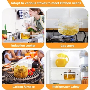 „Amazon“ didelės talpos medinis karoliukas su vertikaliu grūdų tarpvalstybiniu makaronų puodu, buitiniais virtuvės reikmenimis, slėgio antgaliu, dideliu borosilikatinio binauralinio stiklo puodu