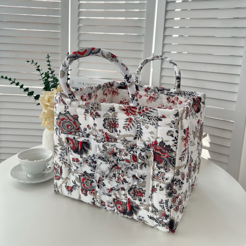 Външнотърговски износ домашен кош за съхранение на платове корейски пасторален стил преносимо бельо, разни неща, организираща рамка за машинно пране кошница за съхранение