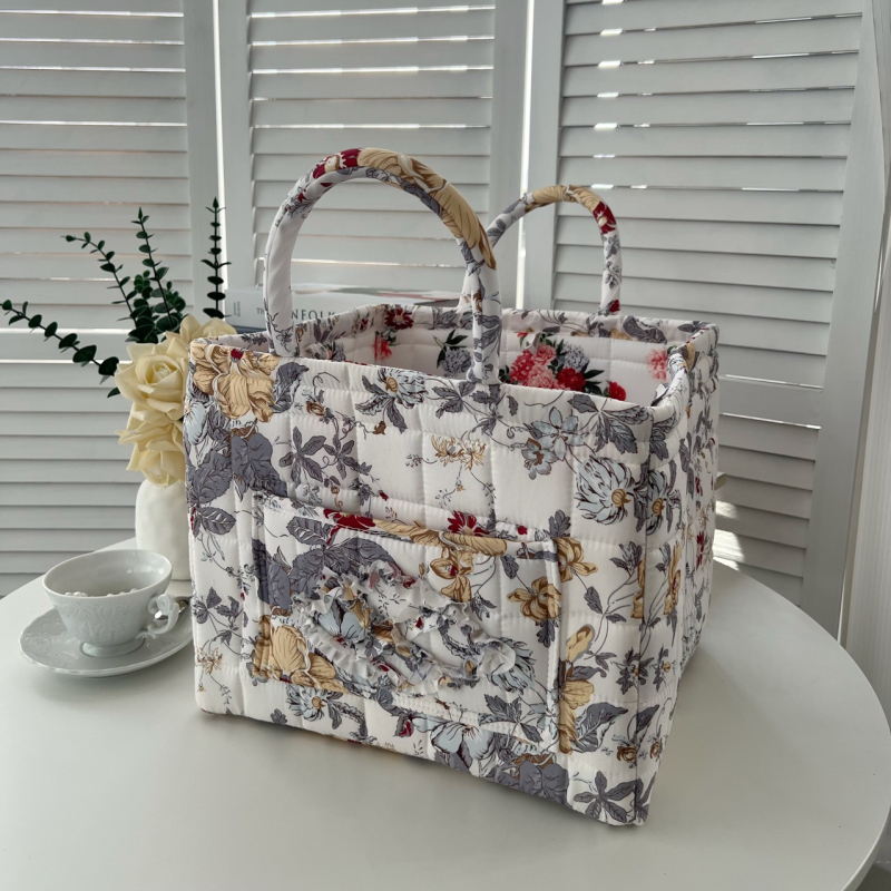 Външнотърговски износ домашен кош за съхранение на платове корейски пасторален стил преносимо бельо, разни неща, организираща рамка за машинно пране кошница за съхранение