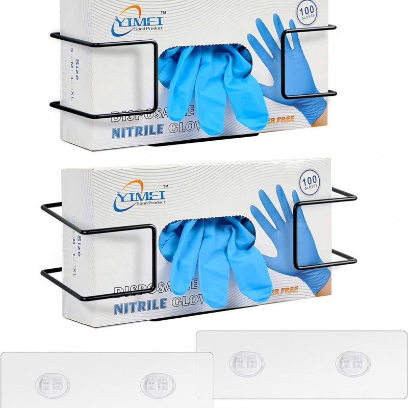 Amazon kovácsoltvas kesztyűtartó tartó többcélú orvosi irodai konyhai falra akasztható kesztyű zsebkendőtartó állvány