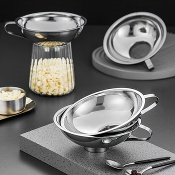 Buitinis nerūdijančio plieno mini piltuvėlis sutirštintas salotų padažo piltuvėlis aliejaus piltuvėlis maisto marinuoti virtuvės vyno kibiras