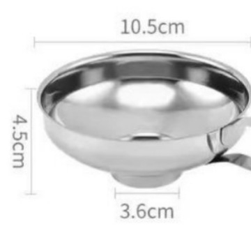 Buitinis nerūdijančio plieno mini piltuvėlis sutirštintas salotų padažo piltuvėlis aliejaus piltuvėlis maisto marinuoti virtuvės vyno kibiras